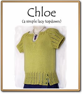 c2Knits Chloe sweater pattern