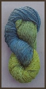 Blue Heron Cotton and Rayon Twist Lace Yarn Deep Forest