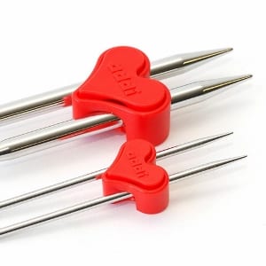 Addi To Go Heart Point Protectors for Knitting Needles