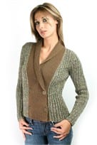 Karabella Double Breasted Aurora Cardigan Sweater pattern KK 504