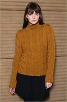 Karabella Margrite Bulky Turtleneck sweater pattern KK 545
