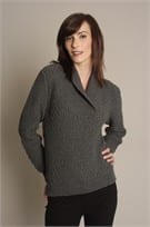 Karabella Aurora Wide Shawl Sweater pattern KK 560