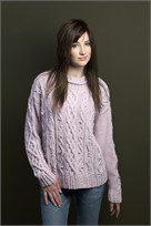 Karabella Princess Aurora Aran Sweater Pattern KK 582