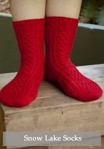 Figheadh Snow Lake Socks Pattern # 2252