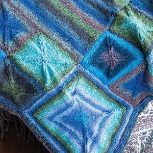 NORO Perfectly Square Throw Knitting Kit
