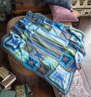 NORO Perfectly Square Throw Knitting Kit