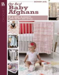 Our Best 54 Baby Crochet Blankets by Leisure Arts Book