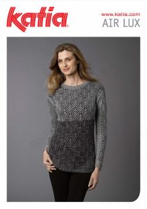 Katie Air Lux Yarn Pattern Sweater 14909