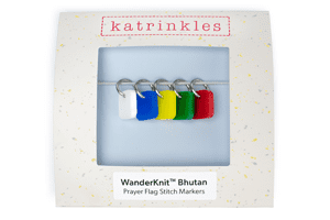 Wander Knit Bhutan Prayer Flag Stitch Markers