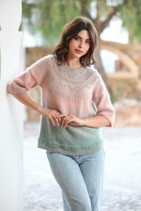 Laines Du Nord Yarn Candy Pullover Pattern