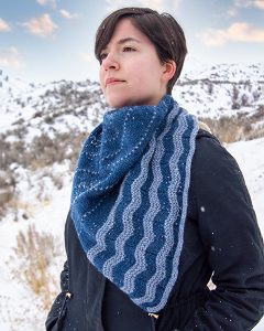 Wander Knit Patagonia Grey Glacier Bandana Cowl