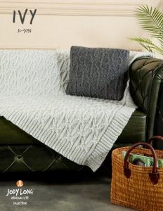 Jody Long Ivy Blanket and Pillow Kit Pattern