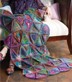 Noro Timeless Crochet Book Pattern Granny Quilt Afghan 19491